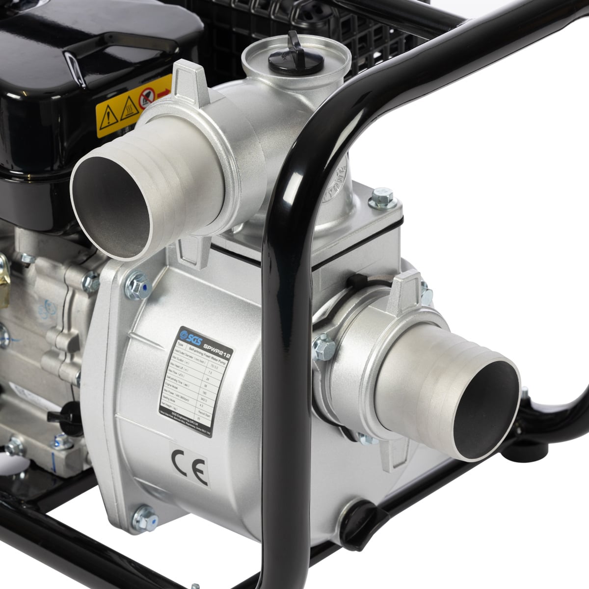 SGS 212cc Petrol Water Pump - 3 Inch / 80mm Suction & Discharge - 4 Stroke